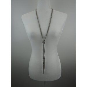 WHBM FULL LENGHT TWIST ROPE AND TASSEL  NECKLACE